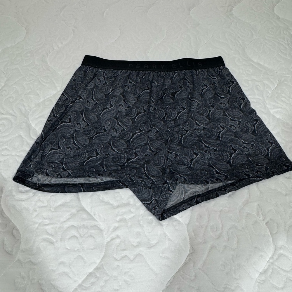 Croft & Barrow Men's Charcoal Paisley Boxer Briefs